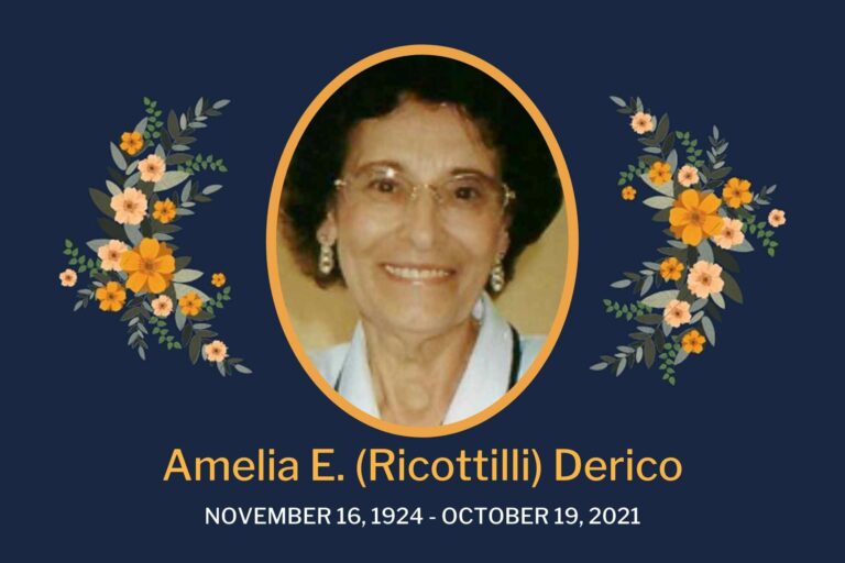 Obituary Amelia Derico