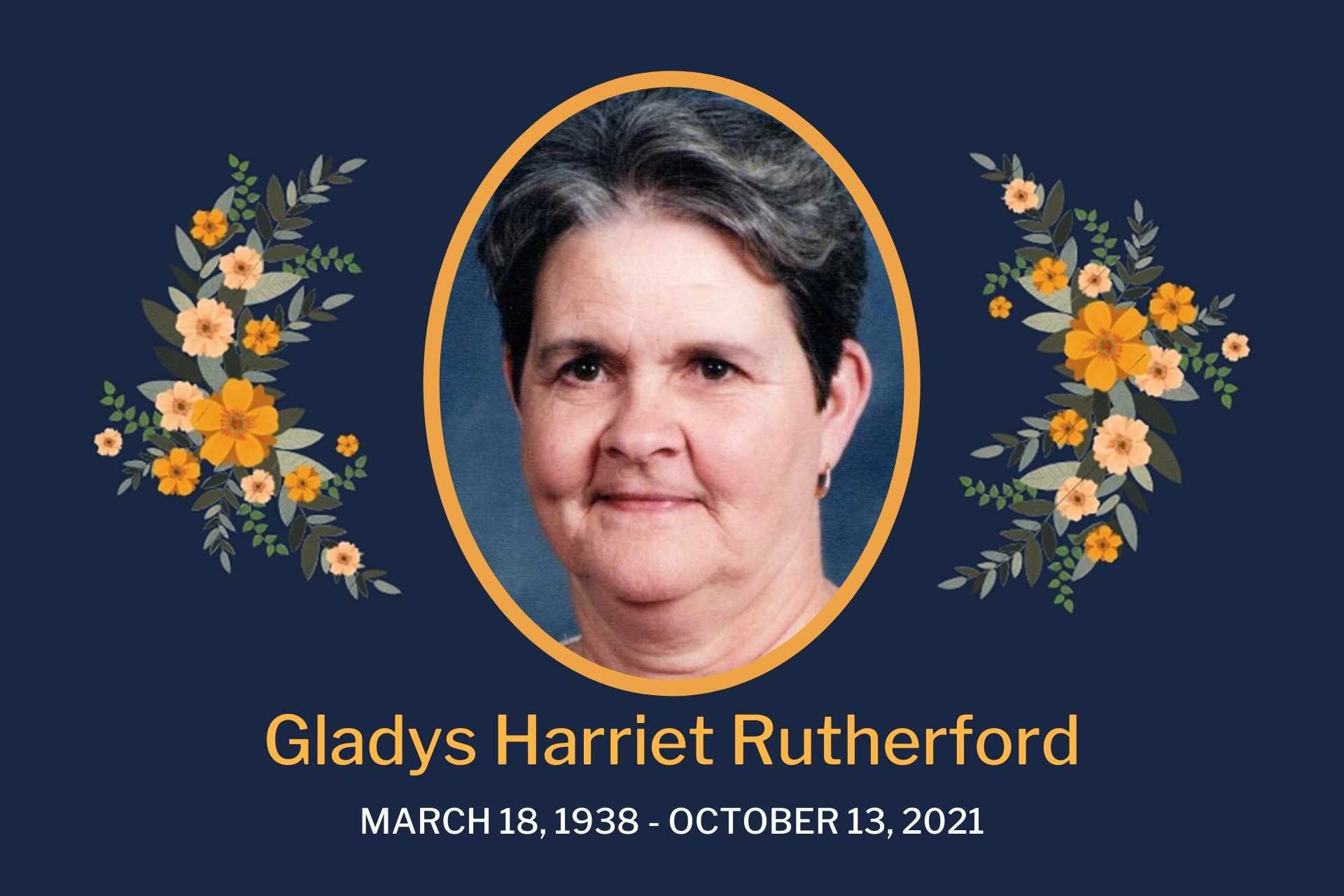 Obituary Gladys Rutherford