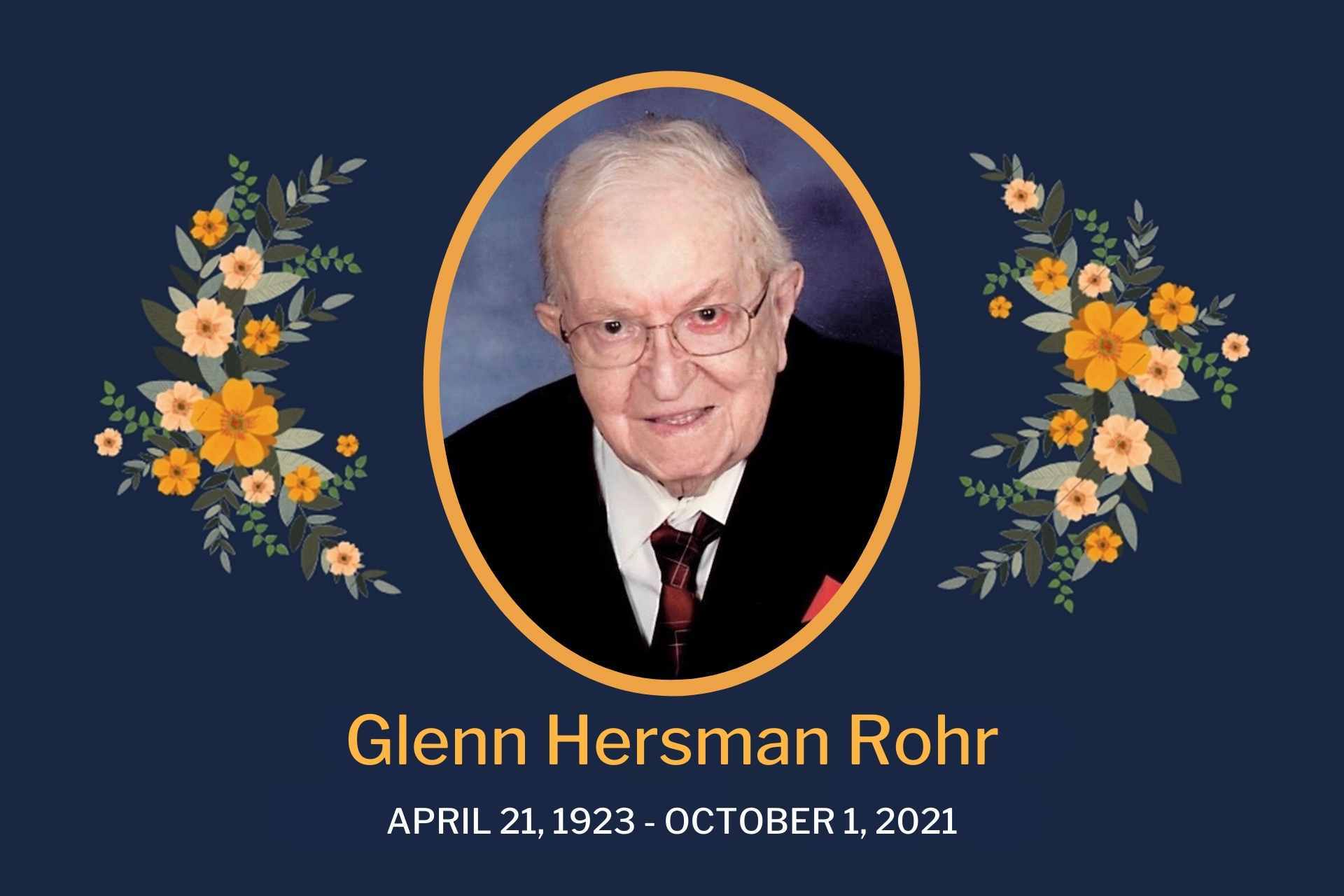 Obituary Glenn Rohr