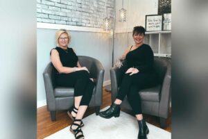 Kelley Spencer (left) and Brandy Ball