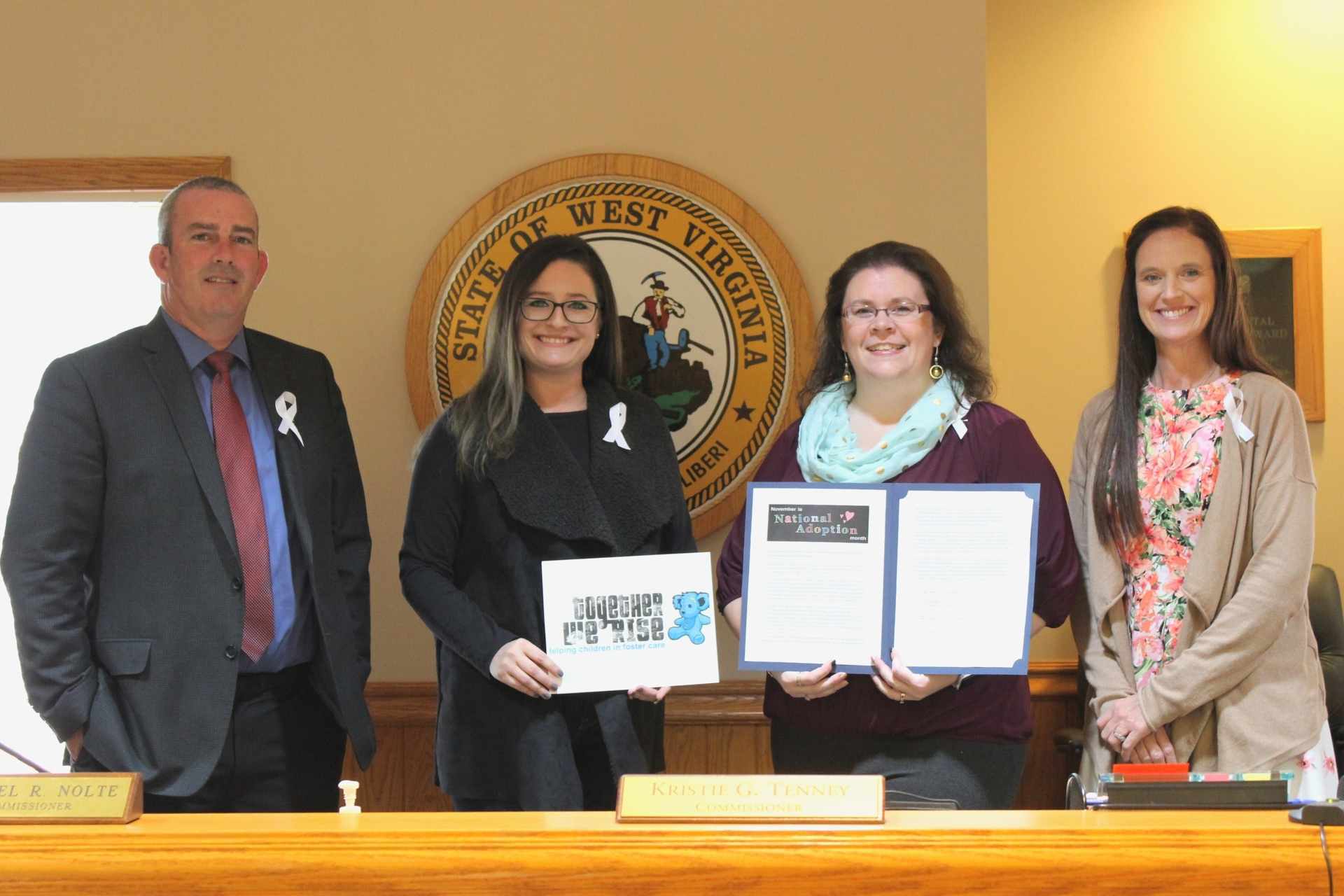 Pictured, from left, are Sam Nolte, Leah Smith Foster, Lori Ulderich-Harvey and Kristie Tenney.