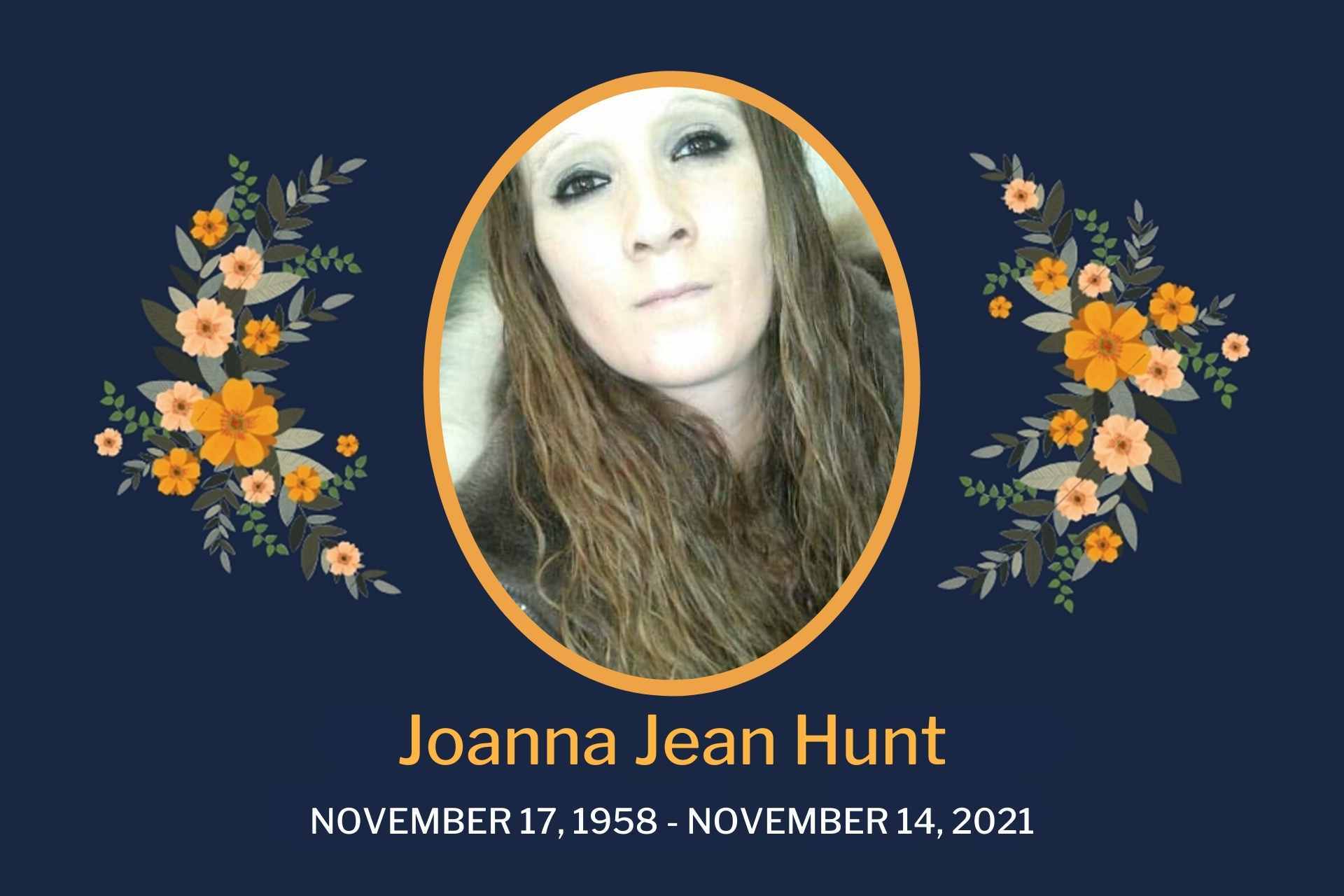 Obituary Joanna Hunt