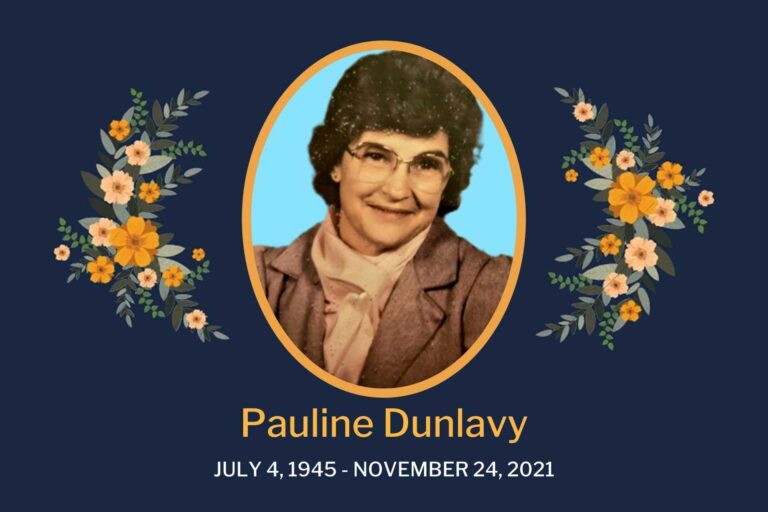 Obituary Pauline Dunlavy