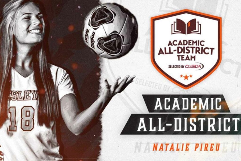 WVWC’s Pireu named to CoSIDA Academic All-District Team