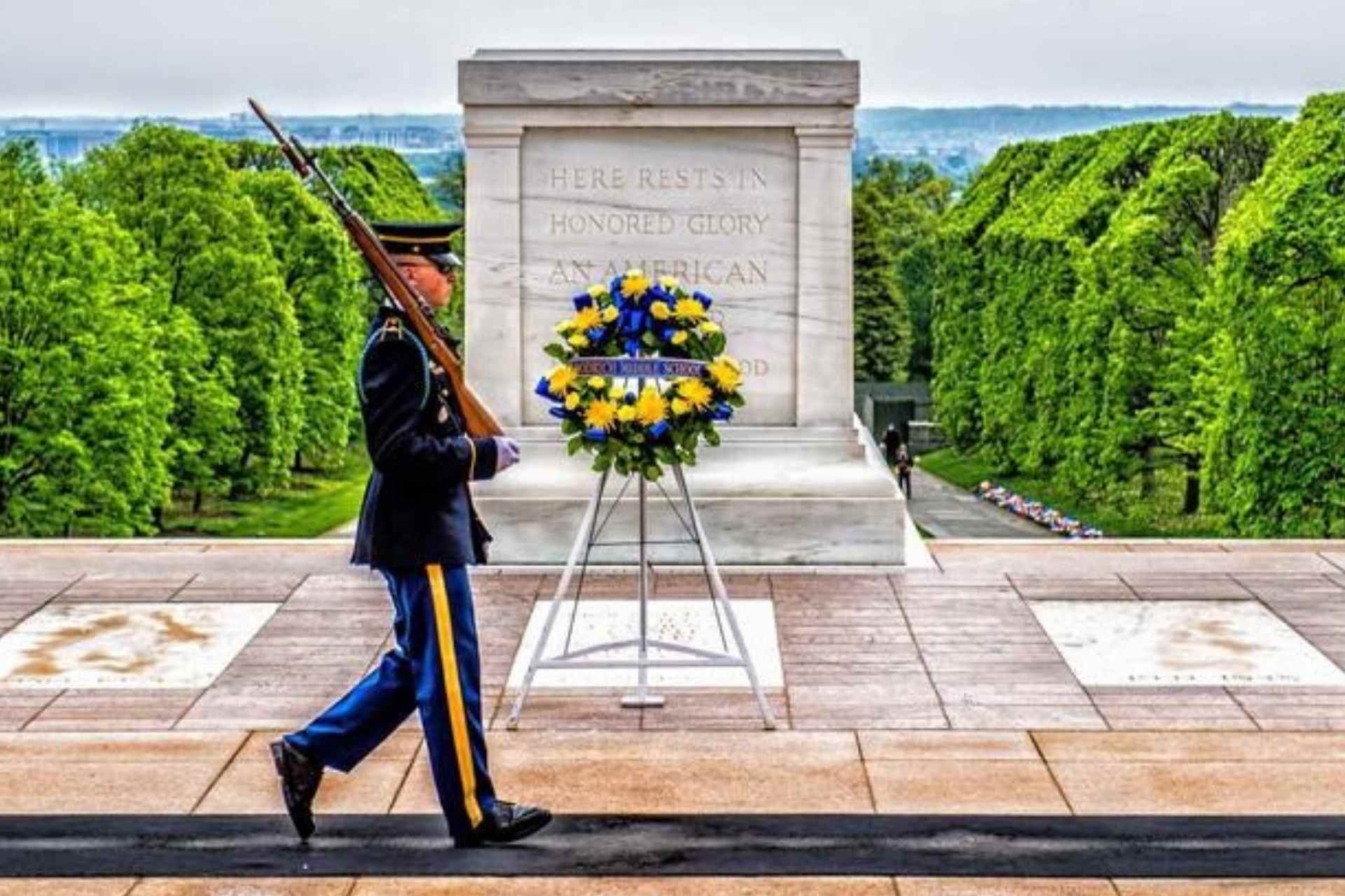 Tomb of the Unknown Soldier at Arlington National Cemetery May 6, 2018. (U.S. Army photo by Reese Brown)