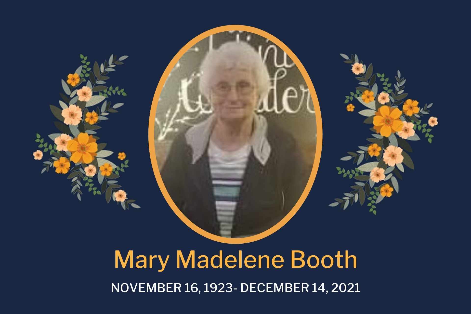 Obituary Mary Booth