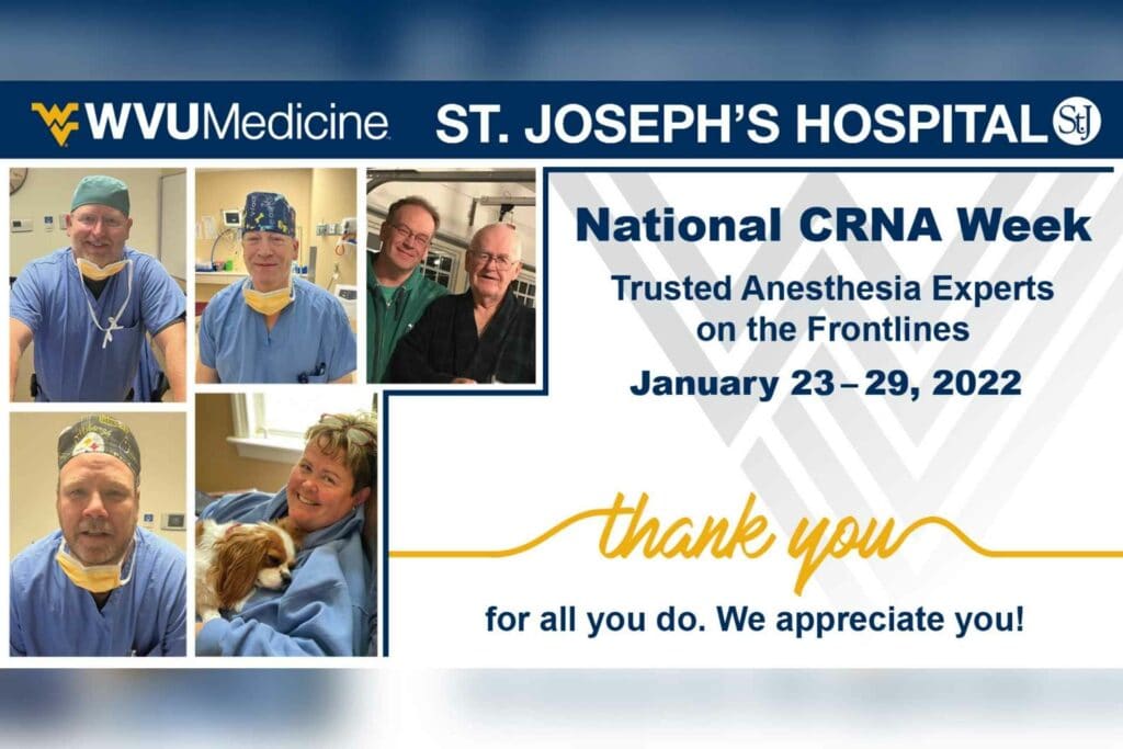 St. Joseph’s Hospital celebrates Certified Registered Nurse Anesthetists Week