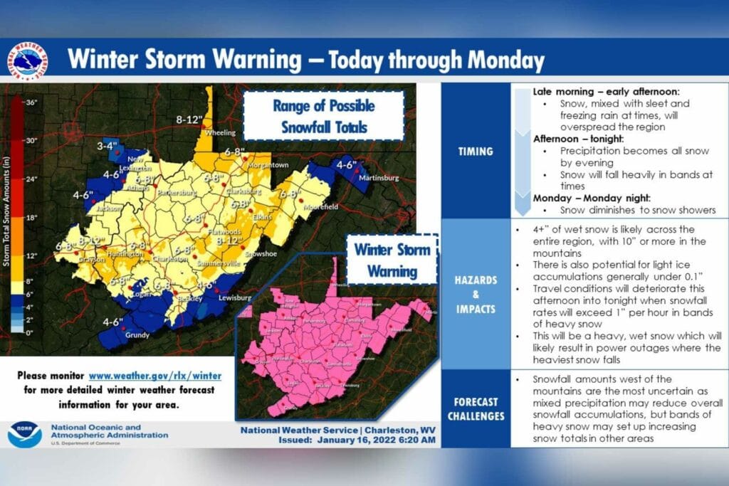 Sunday morning update: Snow and sleet set to arrive in late morning/early afternoon