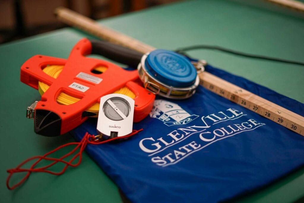 Tree measurement tools that will be utilized by Forest Technology students at Glenville State College. The instruments were purchased with a donation from Weyerhaeuser.