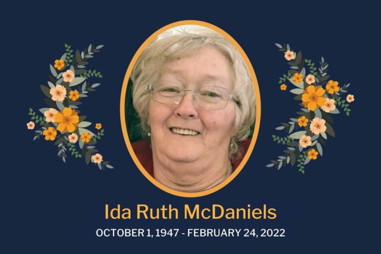 Obituary Ida McDaniels
