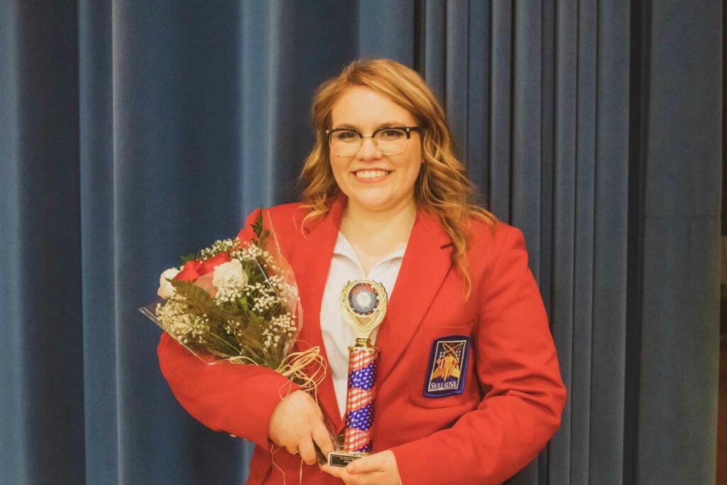 Chloe Carpenter: 2021-2022 Fred W. Eberle Technical Center SkillsUSA President and the 2022 SkillsUSA Member of the Year.