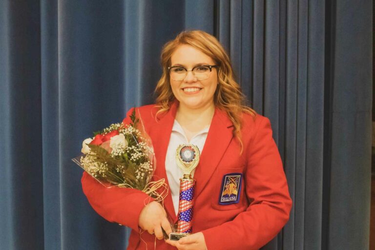 Chloe Carpenter: 2021-2022 Fred W. Eberle Technical Center SkillsUSA President and the 2022 SkillsUSA Member of the Year.