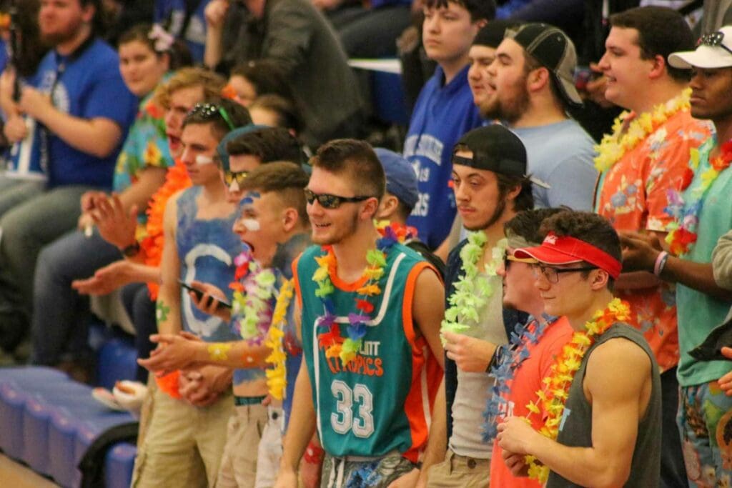 Students attending a previous Winter Homecoming at Glenville State College. The College will celebrate 150 years on Saturday, February 19 with its annual Winter Homecoming and other events.