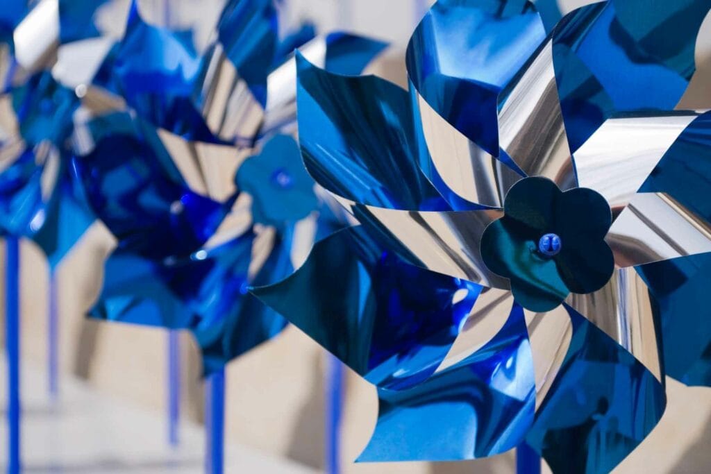 Blue Pinwheels Child Abuse Prevention