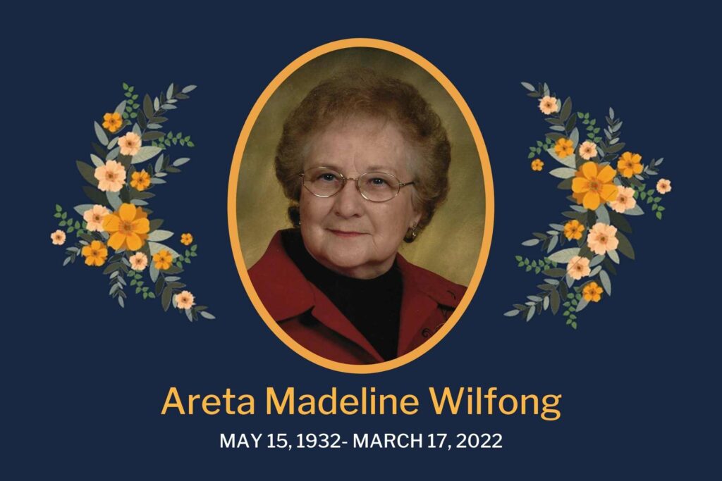 Obituary Areta Wilfong