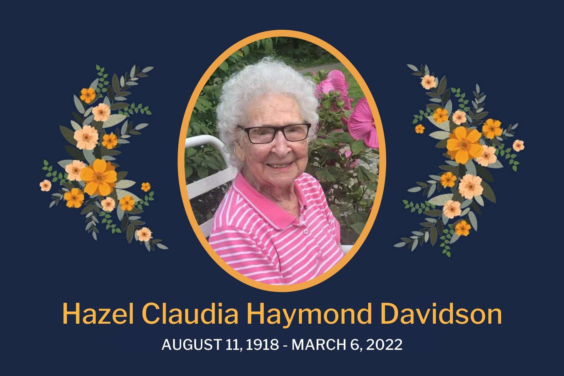 Obituary Hazel Davidson