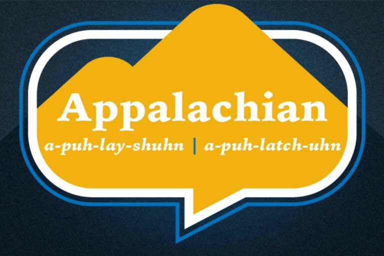 Two West Virginia University researchers, Kirk Hazen and Audra Slocum, have looked at how language has, in part, defined the way people in Appalachia are perceived and judged elsewhere in the U.S. (WVU Graphic/Sheree Wentz)