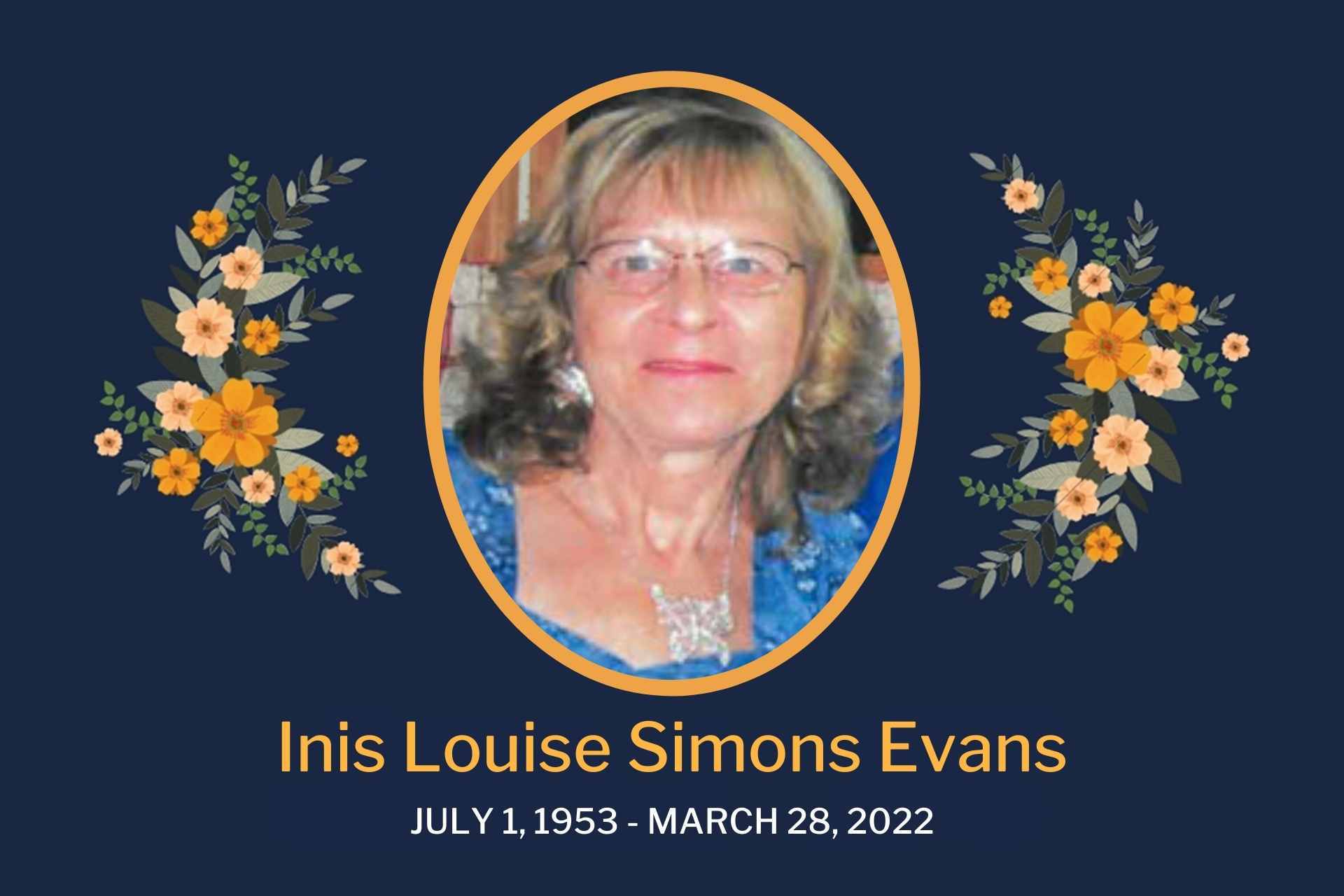 Obituary Inis Evans