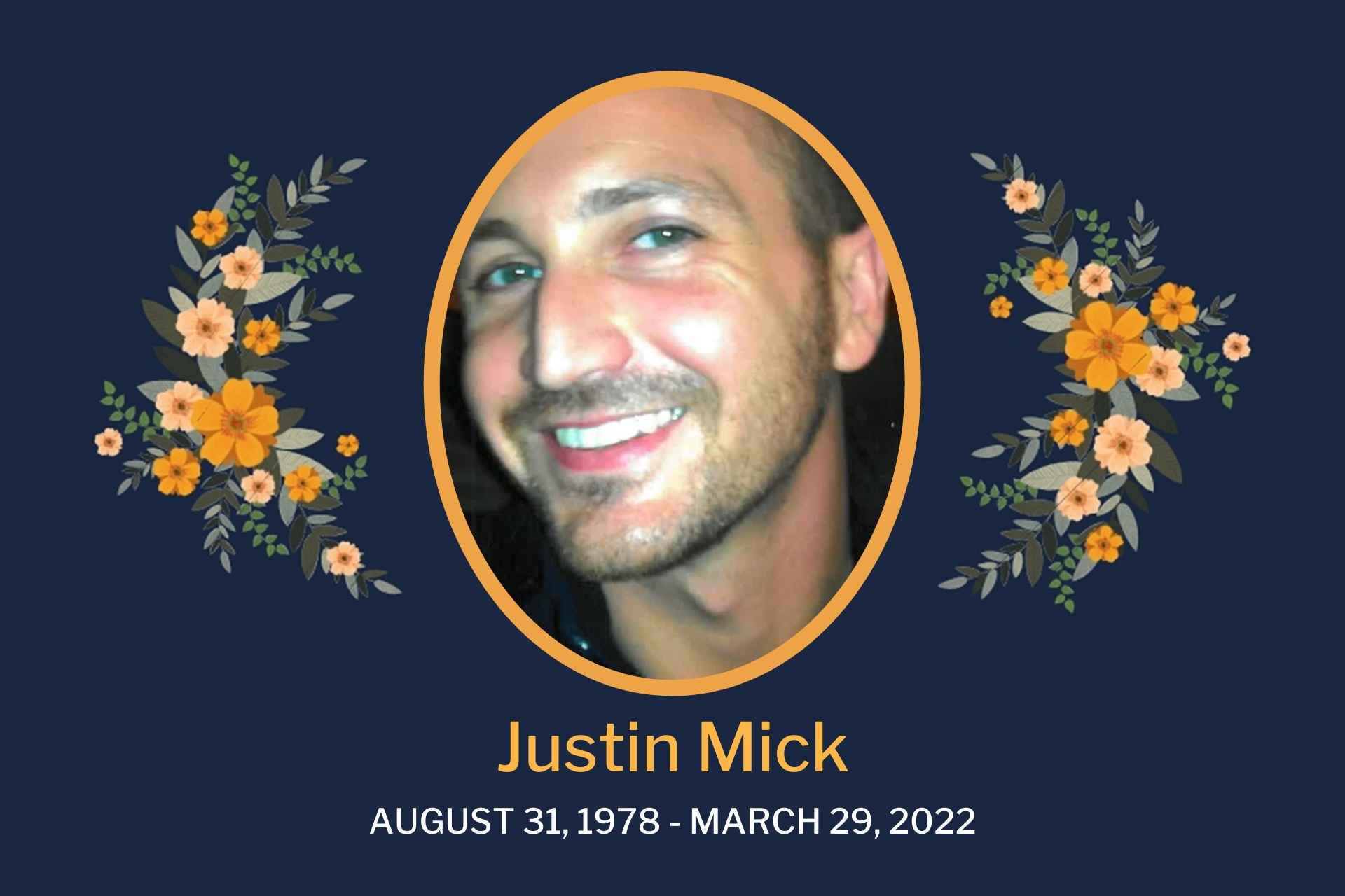 Obituary Justin Mick