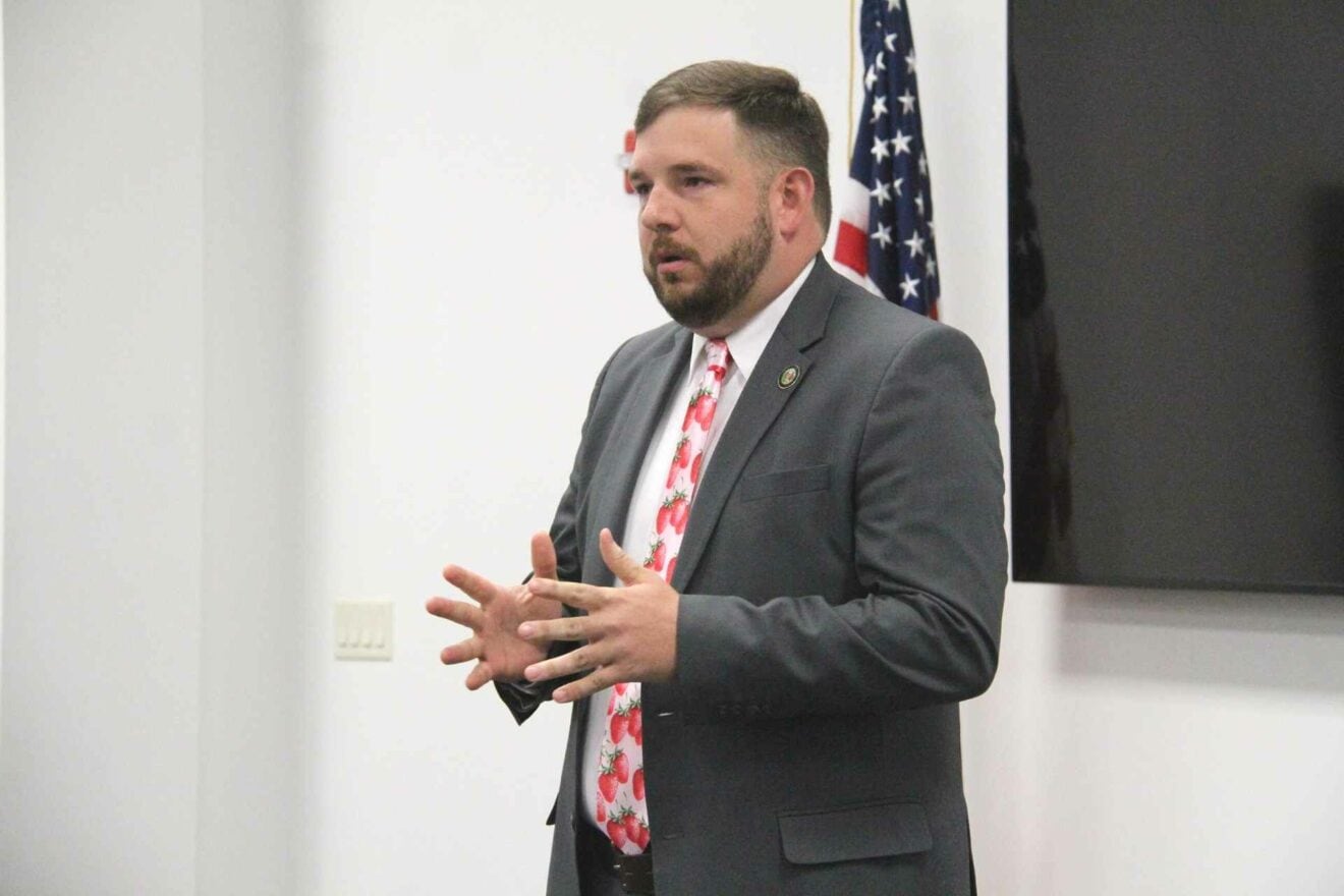 Longtime local law enforcement officer David Coffman honored with b