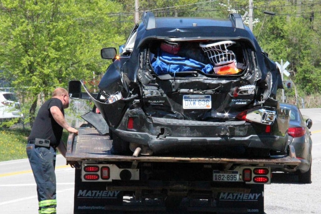 Multiple vehicles involved in rear-end wreck at Brushy Fork/Route 33 intersection