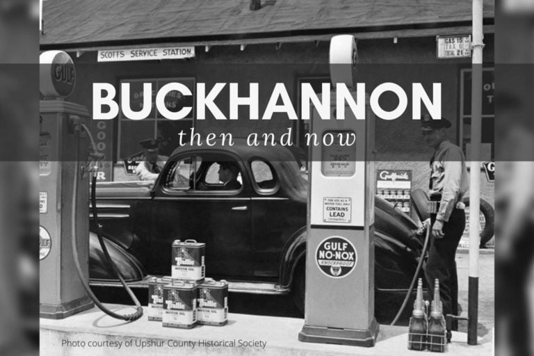 Buckhannon Then & Now Scott's Service Station