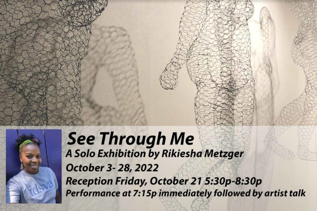 Metzger to discuss solo exhibition ‘See Through Me’ during a reception Friday at Wesleyan