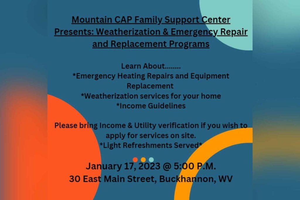 Mountain CAP To Host Jan 17 Informational Session On Emergency Repairs mountain-cap-to-host-jan-17-informational-session-on-emergency-repairs