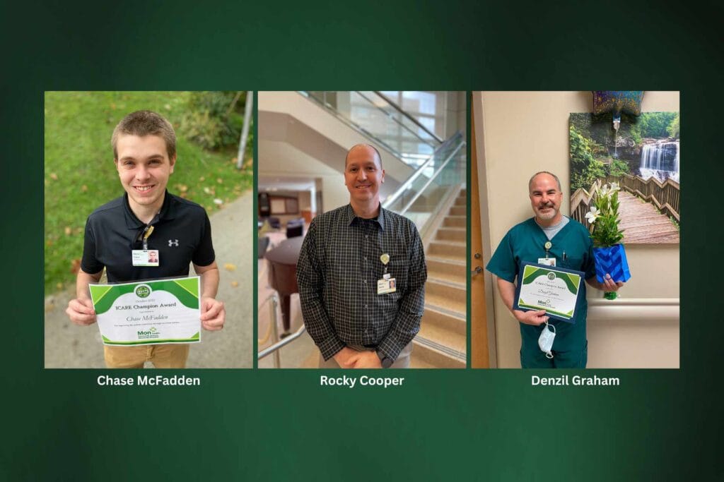 Mon Health System recognizes 2022 ICARE Champions of the Year