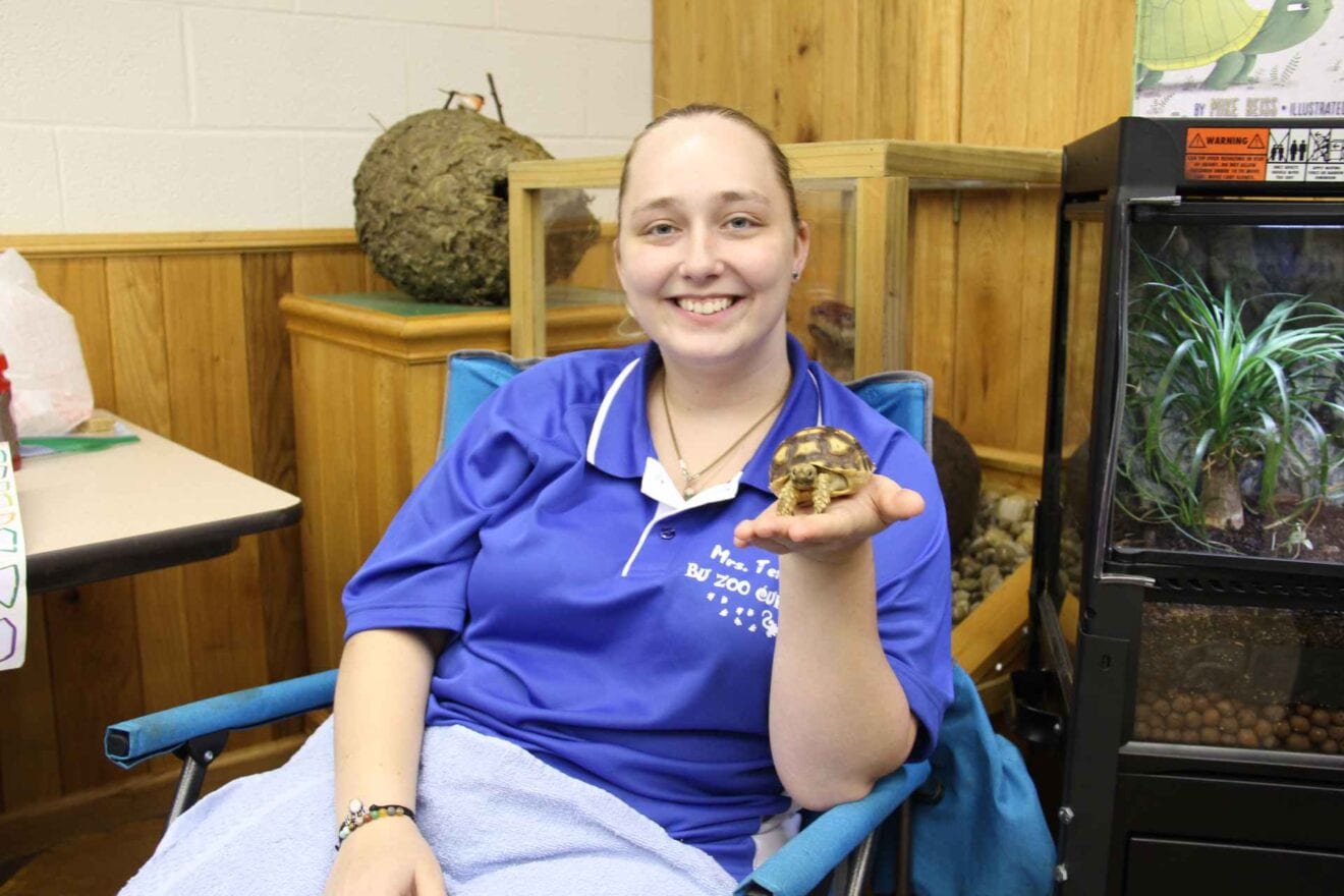 BU Zoo visits West Virginia Wildlife Center for a special kickoff to