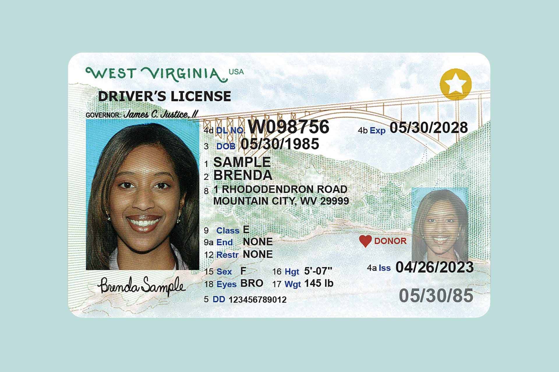 West Virginia unveils drivers license design featuring New River Gorge Bridge