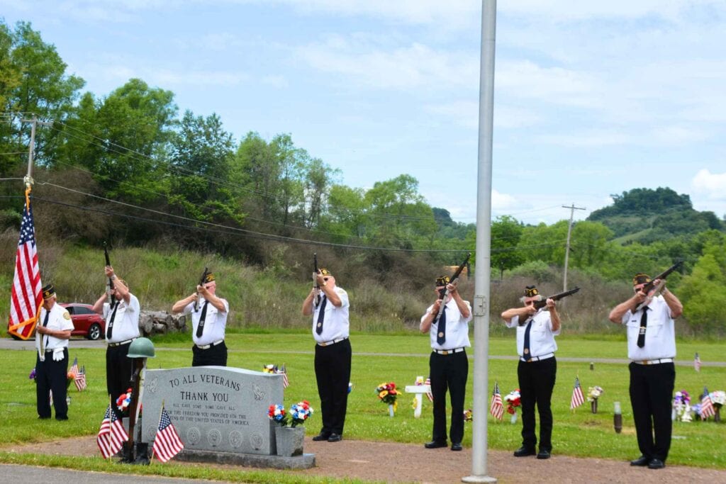 Memorial Day Ceremony draws out small crowd, deep sorrow for fallen military members and their families