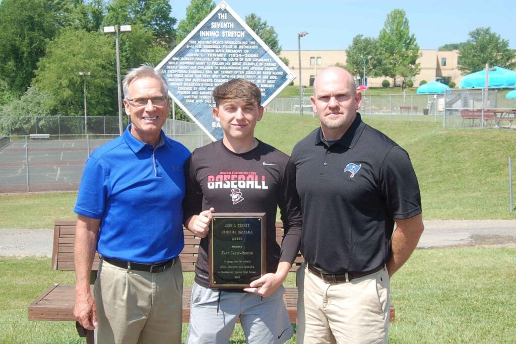Calef-Boring wins B-U baseball John L. Tenney Memorial Award