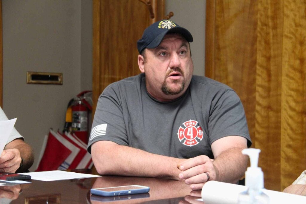 Upshur Fire Board tables decision about whether fire fee may be used to cover manpower costs within volunteer fire departments
