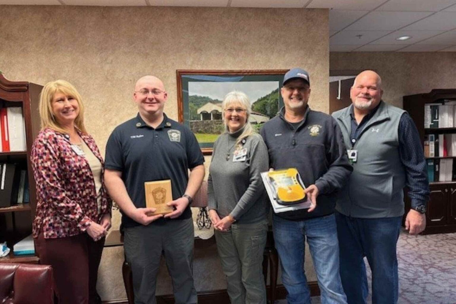 Davis Health System Foundation donates AED to Belington Volunteer Fire