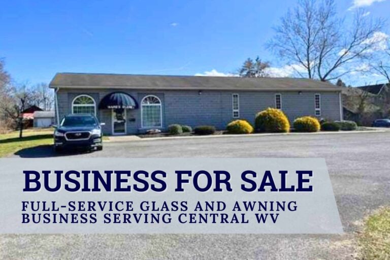 For Sale Fullservice glass and awning business serving Central WV
