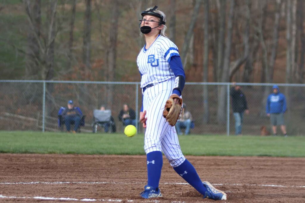 Softball Lady Bucs fall in extra innings to Eagles, crush Polar Bears by a 17-1 score