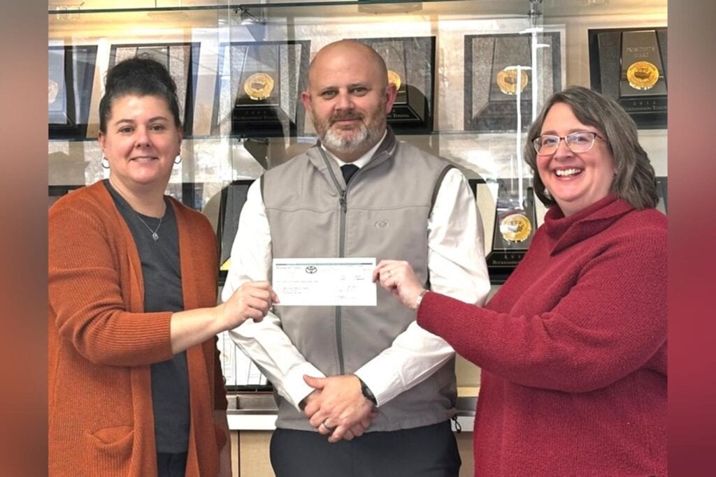Buckhannon Toyota donates $25,000 for new gymnasium bleachers at Wesleyan