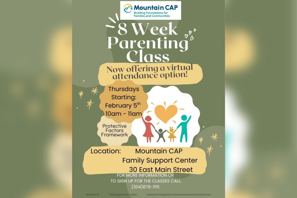Mountain CAP to offer free 8-week parenting class starting in February