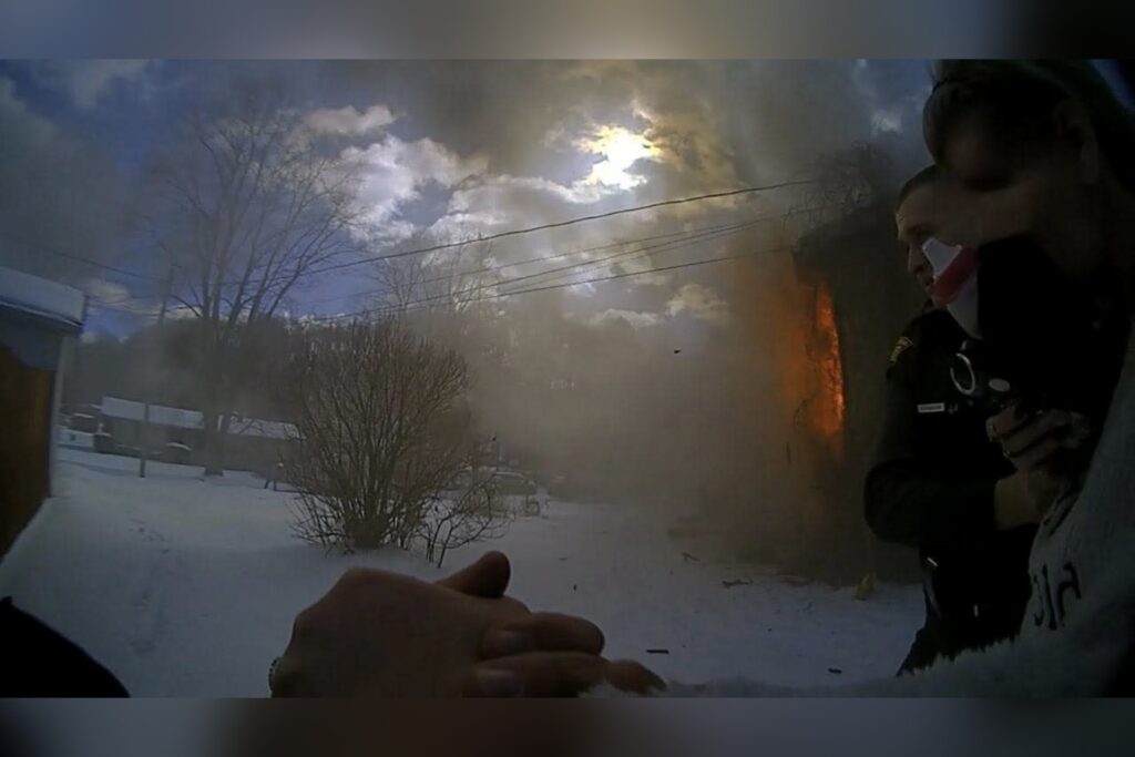 New details: State trooper helped rescue elderly woman, infant from Kalafat Drive house fire