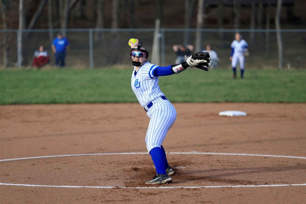 Marple and Brown homer as Lady Bucs win opener over Robert C. Byrd, 12-5