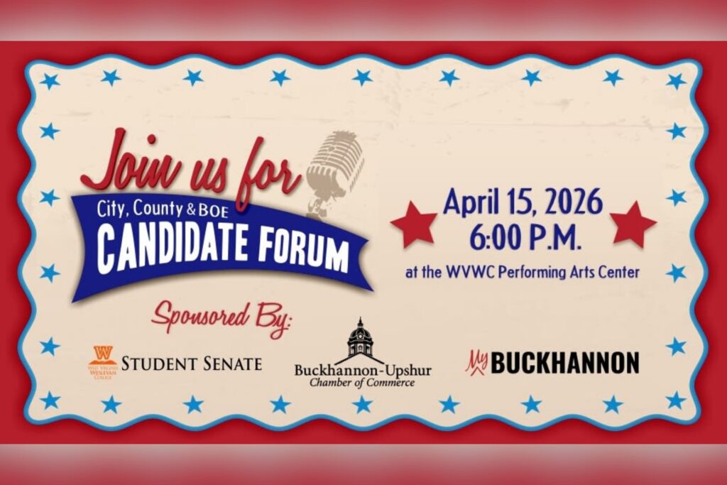 Local Upshur County candidate forum set for April 15 at Wesleyan
