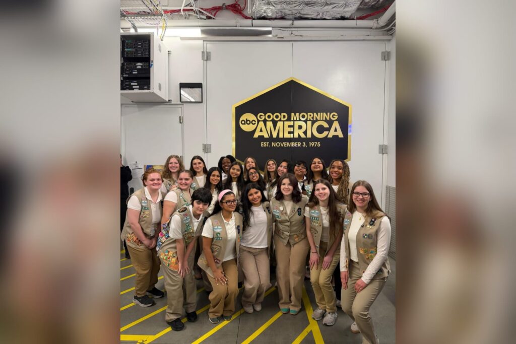 WV Girl Scouts appear on Good Morning America during United Nations conference
