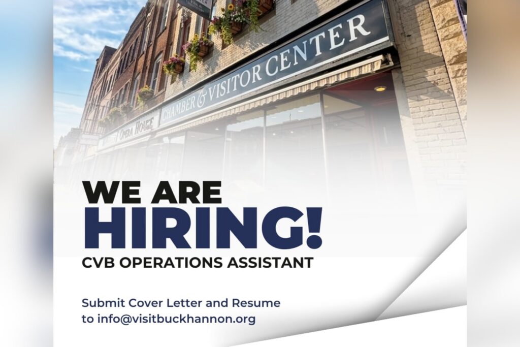 Upshur County CVB hiring part-time operations assistant