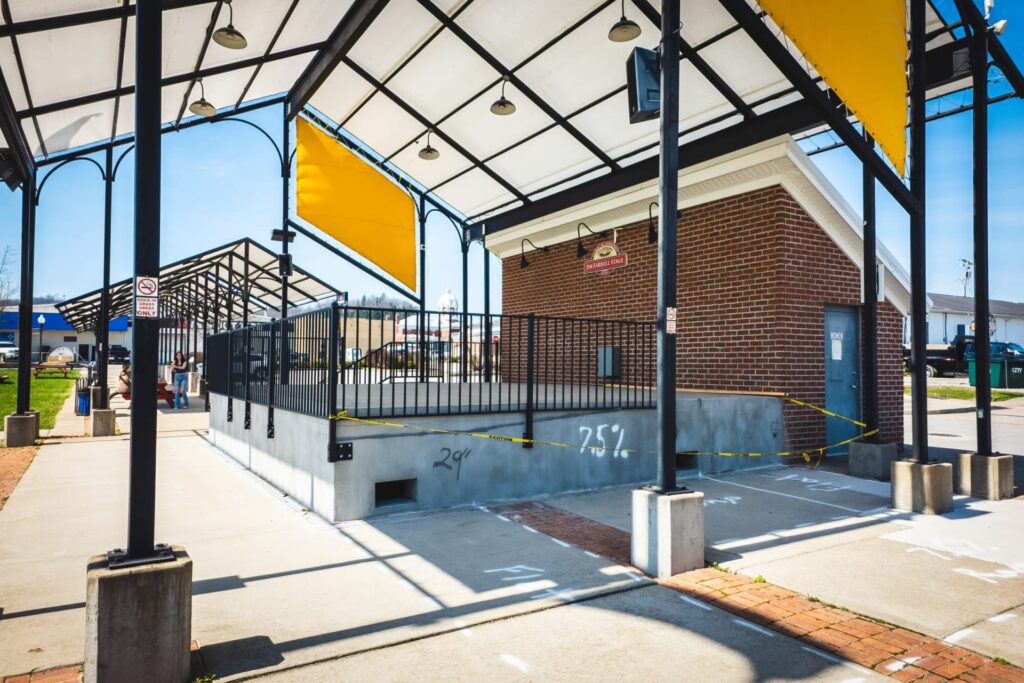 Buckhannon’s public works board approves new ADA ramp design for Jawbone Park stage