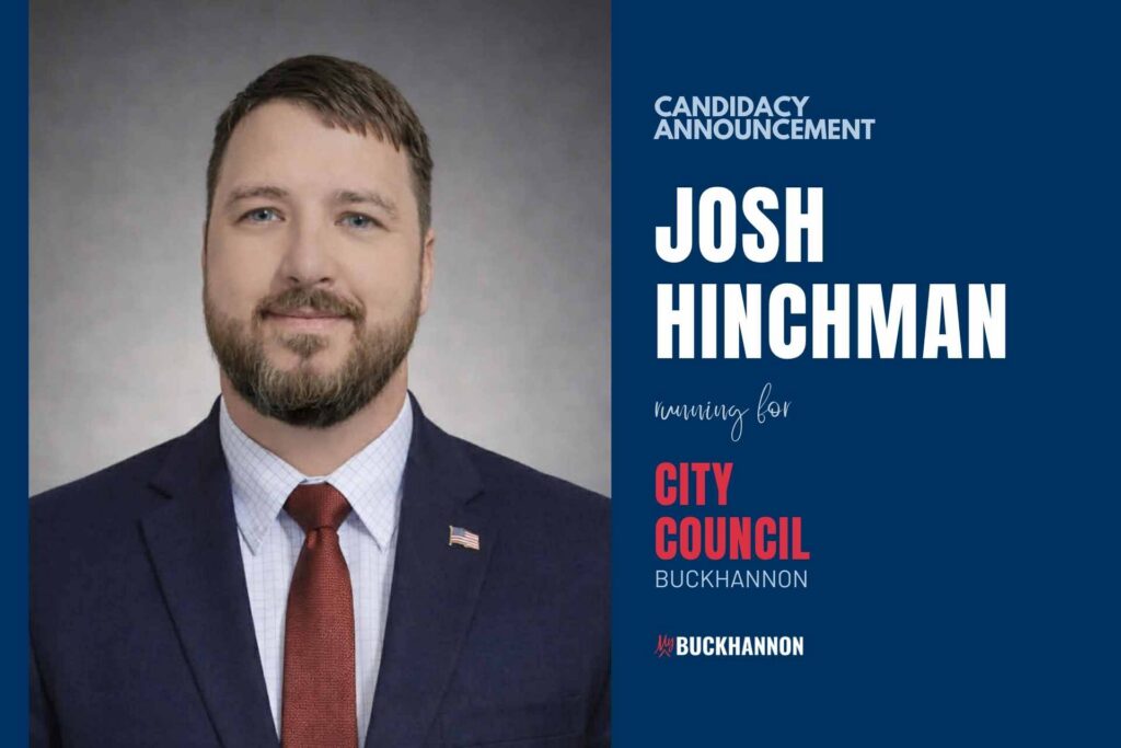 Josh Hinchman announces candidacy for Buckhannon City Council