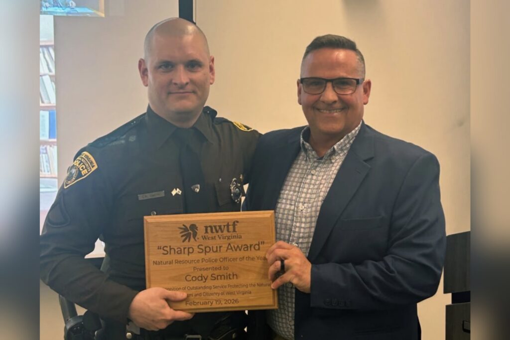 WVDNR natural resources police officer named National Wild Turkey Federation Officer of the Year