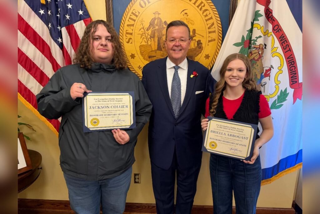 Tygarts Valley seniors recognized as honorary secretaries of state