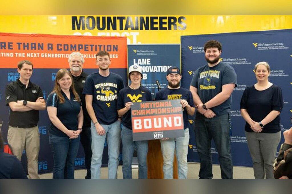 WVU ETEC team earns first place in manufacturing competition