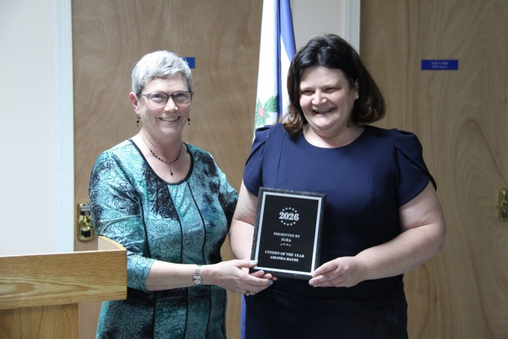 SUBA president Amanda Hayes named Citizen of the Year at annual dinner